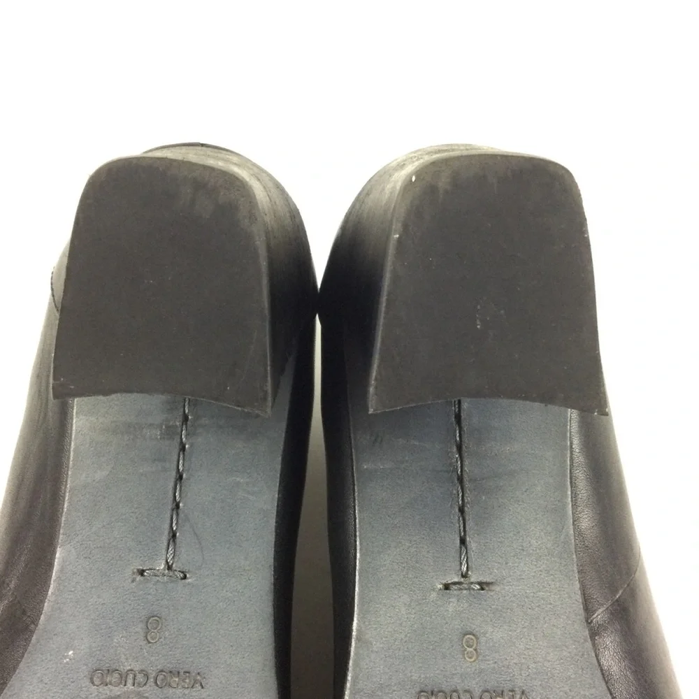 EILEEN FISHER Black Leather Zipper Bootie Sz 8
